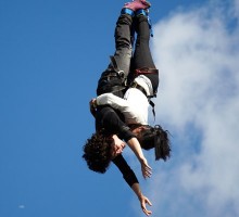 Couple Bungee Jumping